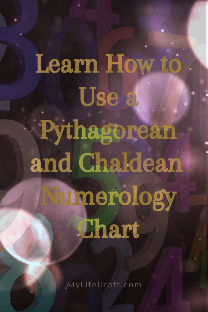 How To Use A Pythagorean And Chaldean Numerology Chart