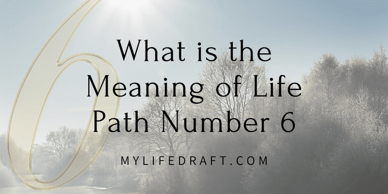 What is the Meaning of Life Path Number 6