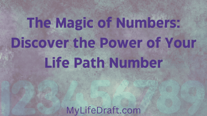 The Magic of Numbers: Discover the Power of Your Life Path Number