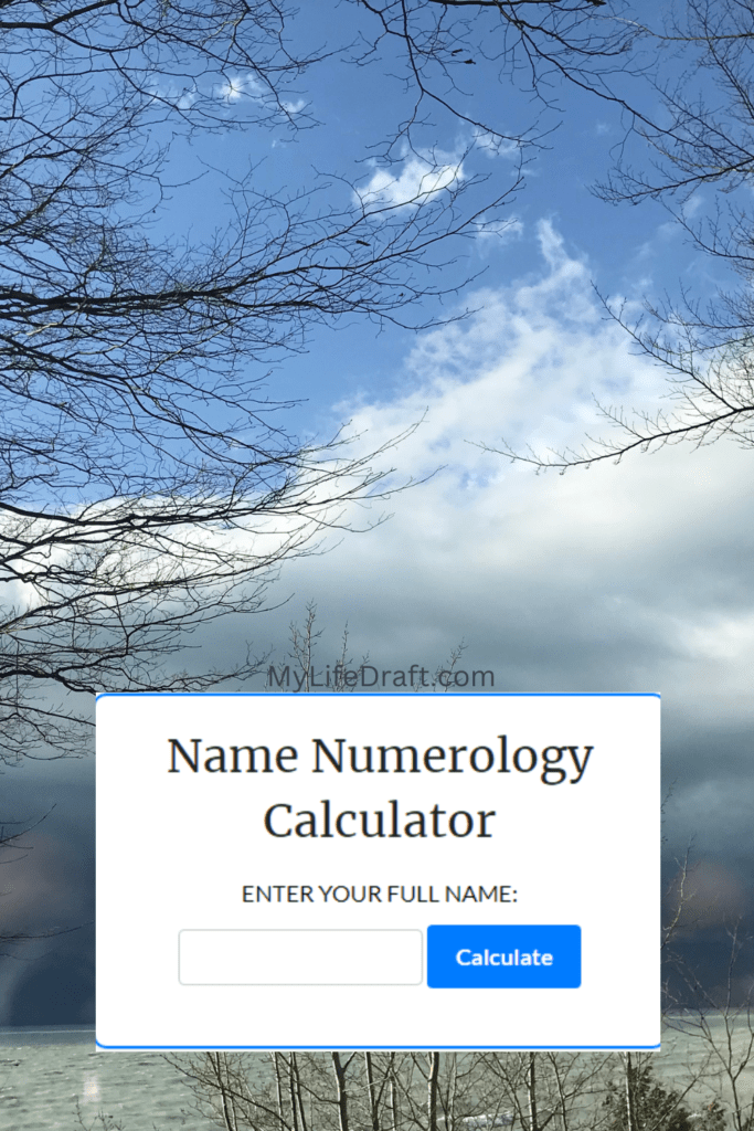 Discover Your Destiny: Name Numerology Calculator