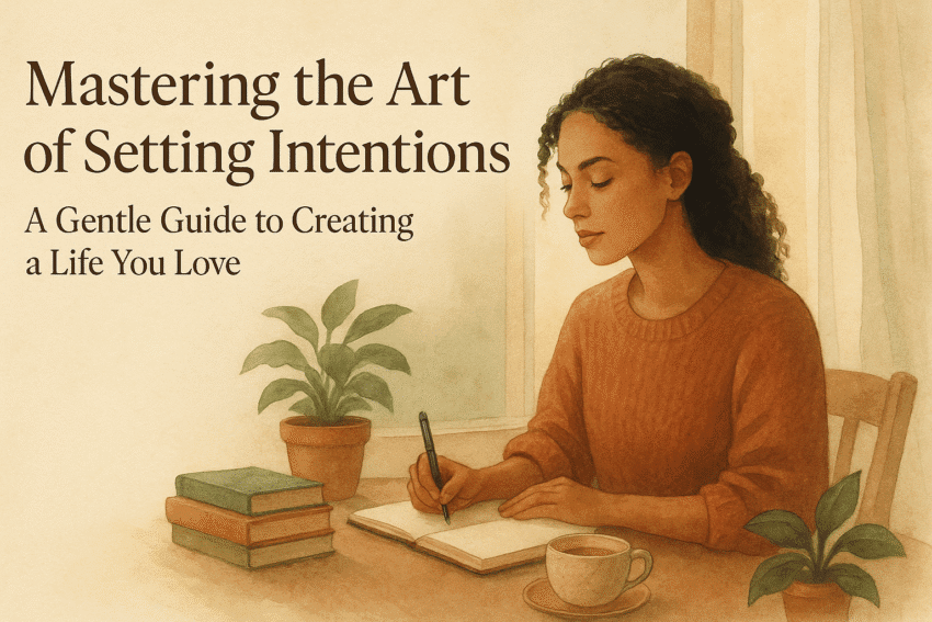 Mastering the Art of Setting Intentions: A Gentle Guide to Creating a Life You Love