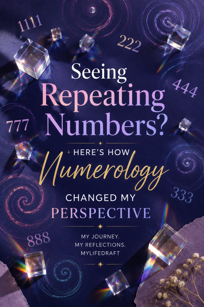 prisms and rainbows and repeated numbers blog banner