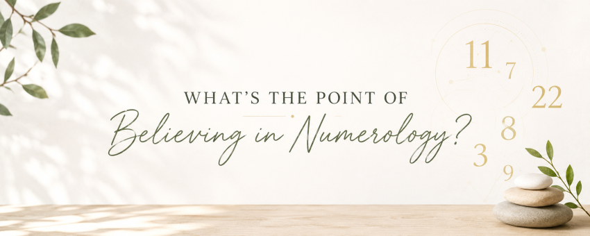 Blog Banner numerology, what the point